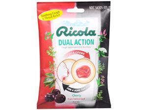 Ricola Cherry Dual Action Throat Drop 19-count (Pack of 12) Ricola Cherry Dual Action Throat Drop 19-count (Pack of 12)