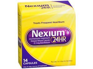 Nexium 24HR, Acid Reducer, Delayed-Release, Capsules - 14 Capsules Nexium 24HR, Acid Reducer, Delayed-Release, Capsules - 14 Capsules