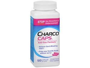 CharcoCaps Activated Charcoal 260 mg -100 Capsules CharcoCaps Activated Charcoal 260 mg -100 Capsules