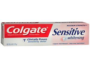 Colgate Sensitive Whitening Anticavity Toothpaste Gel Fresh Mint - 6 oz