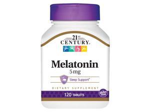 21st Century Melatonin 5mg Tablets - 120 ct