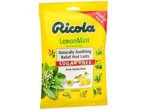 Ricola Herb Throat Drops Sugar Free Lemon Mint - 45 ct Ricola Herb Throat Drops Sugar Free Lemon Mint - 45 ct