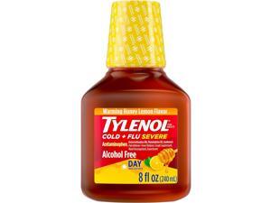 Tylenol Cold & Flu Severe Warming Liquid Honey Lemon - 8 oz Tylenol Cold & Flu Severe Warming Liquid Honey Lemon - 8 oz