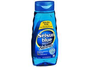 Selsun Blue Naturals Dandruff Shampoo Itchy Dry Scalp  11 oz