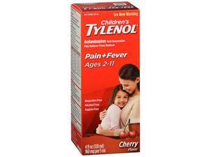 Tylenol Children's Pain & Fever Oral Suspension Cherry Blast Flavor - 4 oz Tylenol Children's Pain & Fever Oral Suspension Cherry Blast Flavor - 4 oz