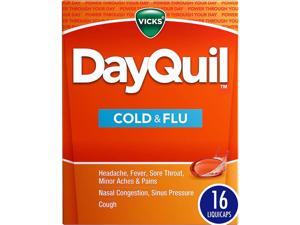 Vicks DayQuil Cold Flu Multi-Symptom Relief LiquiCaps - 16 Ct. Vicks DayQuil Cold Flu Multi-Symptom Relief LiquiCaps - 16 Ct.