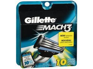 Gillette MACH 3 Cartridges 10 Refill Cartridges Gillette MACH 3 Cartridges 10 Refill Cartridges