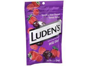 Luden's Throat Drops Wild Berry - 30 ct