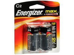 ENERGIZER Max Plus POWERSEAL 8350mAh 1.5V Size C Alkaline Battery, 2-pack