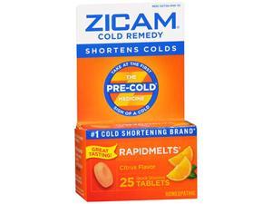 Zicam Cold Remedy RapidMelts Citrus Flavor - 25 ct