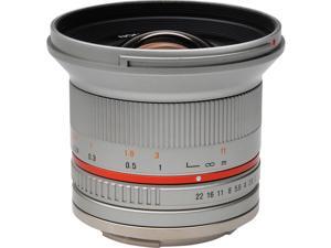 Rokinon 12mm f/2.0 Ultra Wide Angle Lens (Silver) (for Sony Alpha E-Mount Cameras)