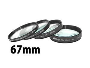 Vivitar Close Up Lens Set (+1,+2,+4,+10) - 67mm
