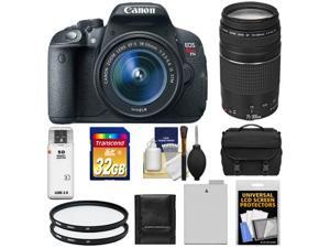 Canon EOS Rebel T5i Digital SLR Camera & EF-S 18-55mm IS STM Lens with EF 75-300mm III Lens + 32GB Card + Battery + Case + UV Filters + Kit Canon EOS Rebel T5i Digital SLR Camera & EF-S 18-55mm IS STM Lens with EF 75-300mm III Lens + 32GB Card + Battery + Case + UV Filters + Kit