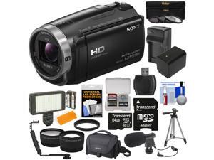 Sony Handycam HDR-CX675 32GB Wi-Fi HD Video Camera Camcorder with 64GB Card + Battery & Charger + Case + Tripod + LED Light + Mic + Tele/Wide Lens Kit Sony Handycam HDR-CX675 32GB Wi-Fi HD Video Camera Camcorder with 64GB Card + Battery & Charger + Case + Tripod + LED Light + Mic + Tele/Wide Lens Kit