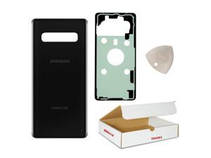 Compatible with Samsung Galaxy S10 Model G970 OEM Replacement - Prism Black Rear Back Glass Door Housing Battery Cover with Adhesive and Opening Tool Compatible with Samsung Galaxy S10 Model G970 OEM Replacement - Prism Black Rear Back Glass Door Housing Battery Cover with Adhesive and Opening Tool