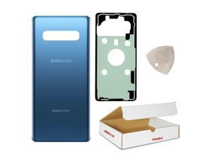 Compatible with Samsung Galaxy S10+ Plus Model G975 OEM Replacement - Prism Blue Rear Back Glass Door Housing Battery Cover with Adhesive and Opening Tool Compatible with Samsung Galaxy S10+ Plus Model G975 OEM Replacement - Prism Blue Rear Back Glass Door Housing Battery Cover with Adhesive and Opening Tool