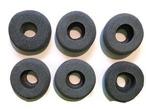 Foam Ear pads w/hole for Plantronics headsets, GN Netcom/Jabra, Smith Corona, VXI headsets - QUANTITY OF 6 Foam Ear pads w/hole for Plantronics headsets, GN Netcom/Jabra, Smith Corona, VXI headsets - QUANTITY OF 6