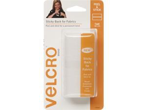 Hook Eye Adhesive(R) Brand STICKY BACK For Fabric Tape 4''X6''-White Hook Eye Adhesive(R) Brand STICKY BACK For Fabric Tape 4''X6''-White