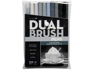 Tombow Dual Brush Pen Set 10/Pkg-Grey Scale Tombow Dual Brush Pen Set 10/Pkg-Grey Scale