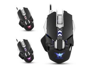 Combaterwing CW30 Wired Gaming Mouse Mice 7 Buttons 3200DPI 1000Hz Return Rate Weight Tuning Optical USB for Gamer Computer