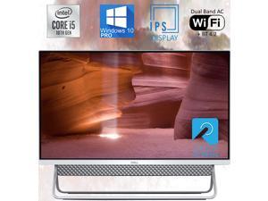 Dell Inspiron 5490 All-in-One Desktop, 24” FHD Touch Screen Display, Intel 10th Gen i5-10210U Upto 4.2GHz, 16GB RAM, 256GB NVMe SSD + 1TB HDD, Webcam, HDMI, SD-Card, USB Type-C - Windows 10 Pro Dell Inspiron 5490 All-in-One Desktop, 24” FHD Touch Screen Display, Intel 10th Gen i5-10210U Upto 4.2GHz, 16GB RAM, 256GB NVMe SSD + 1TB HDD, Webcam, HDMI, SD-Card, USB Type-C - Windows 10 Pro