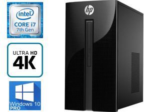 HP 460 Desktop i7-7700T Quad Core upto 3.8GHz, 16GB DDR4, 1TB NVMe SSD + 1TB HDD, USB 3, HDMI, VGA, Bluetooth 4.2, WiFi AC, Windows 10 Pro, 7th Gen PC Intel HD 630 Graphics
