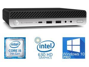 HP EliteDesk 800 G3 Mini PC, Intel Core i5-7500T Upto 3.3GHz, 16GB RAM, 256GB SSD, VGA, 2x DisplayPort, Windows 10 Pro