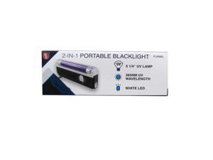 Treasure Gurus 2-In-1 Portable LED Flashlight 365nM UV Ultraviolet Black Light Travel Blacklight Pet Urine Detector