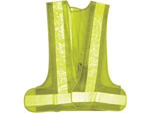 Treasure Gurus Green Reflective Illuminated Light Up Safety Vest Dusk Walking Running LED Bulbs