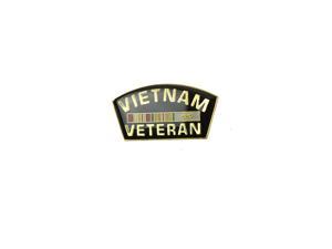 Treasure Gurus Enamel Vietnam War Veteran Ribbon Jacket Lapel Pin Hat Bag Tack US Military Vet Gift