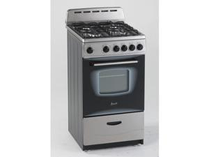 Avanti 20" Stainless Steel Gas Range Avanti 20" Stainless Steel Gas Range