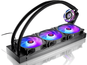 RAIJINTEK EOS 360 RBW AIO Water CPU Cooler, with 12025 Addressable RGB PWM fans, Addressable RGB tank, ARGB 3-in-1 cable, PWM 3-in-1 cable, compatible with INTEL & AMD morden socket CPU.