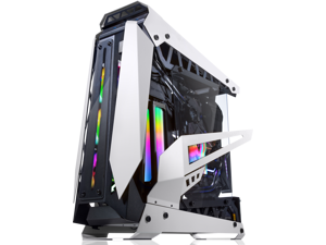 RAIJINTEK NYX PRO - White, a Open Frame Alu. Case (EE-B M/B), 4mm Tempered Glass, Flip Open Top Panel & Front Panel, max. 496mm VGA Card, max. 2.5"SSD×4, max. 12025 Fanx6, PCI Express Gen3 Riser Card RAIJINTEK NYX PRO - White, a Open Frame Alu. Case (EE-B M/B), 4mm Tempered Glass, Flip Open Top Panel & Front Panel, max. 496mm VGA Card, max. 2.5"SSD×4, max. 12025 Fanx6, PCI Express Gen3 Riser Card