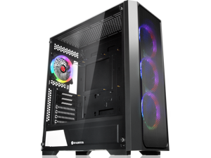 RAIJINTEK PONOS MS4, a Mid-Tower Case w/ Tempered Glass and Front Mesh, EEB M/B, comes with 4pcs 12025 ARGB fans, compatible with Max. 390mm VGA Card, Max. 5x2.5"HDD, USB3.0 and Magnetic Dust Filters RAIJINTEK PONOS MS4, a Mid-Tower Case w/ Tempered Glass and Front Mesh, EEB M/B, comes with 4pcs 12025 ARGB fans, compatible with Max. 390mm VGA Card, Max. 5x2.5"HDD, USB3.0 and Magnetic Dust Filters