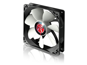 RAIJINTEK BOREAS ß-BW, 120mm x 25mm, 4pin PWM function, PC Case Fan, Cooling System Fan