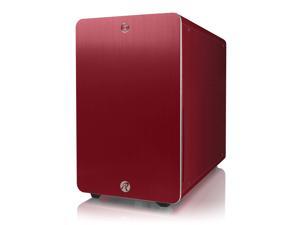 RAIJINTEK STYX Classic, an Alu Micro-ATX case, Compatible with regular ATX Power Supply, Max. 280mm VGA Card, 180mm CPU Cooler, 240mm Radiator Cooling On Top, a Drive Bay For Slim DVD On Side - Red
