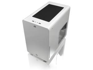 RAIJINTEK STYX, an Alu Micro-ATX case, Compatible with regular ATX Power Supply, Max. 280mm VGA Card, 180mm CPU Cooler, 240mm Radiator Cooling On Top, a Drive Bay For Slim DVD On Side - White