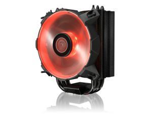 RAIJINTEK LETO R, a slim-type CPU cooler with 12025 Red LED PWM fan, is whole coating black, 3pcs 8mm heat-pipe and compatible with all modern CPU sockets. LETO series is your professional choice.