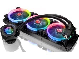 RAIJINTEK ORCUS 360 RBW, an AIO Water cooler for CPU, with 3pcs 12025 ARGB PWM Fans, Copper water block, Durable and reliable PUMP, Rotating Blade with ARGB LED, Compatible with Intel & AMD Socket CPU RAIJINTEK ORCUS 360 RBW, an AIO Water cooler for CPU, with 3pcs 12025 ARGB PWM Fans, Copper water block, Durable and reliable PUMP, Rotating Blade with ARGB LED, Compatible with Intel & AMD Socket CPU
