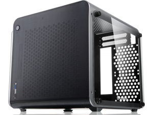 METIS EVO SILVER TGS, an Alu ITX case with tempered glass, is designed to fulfill the smallest case built with ultra high air flow to solve all thermal issue of SFF chassis, 200mm fan option at front.