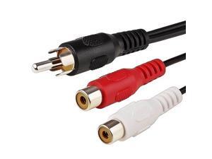 RCA Y Adapter Cable, 6 Inch RCA Y Adapter Cable, 6 Inch
