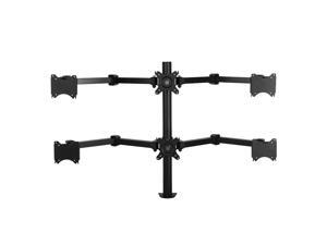 Six Monitor Desk Mount Fits 6 (Hex) Computer Screens 24 Inches Heavy Duty Height Adjustable Compatible Displays Six Monitor Desk Mount Fits 6 (Hex) Computer Screens 24 Inches Heavy Duty Height Adjustable Compatible Displays