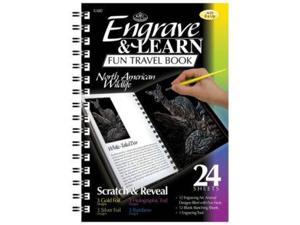North American Wildlife Engrave And Learn Travel Book