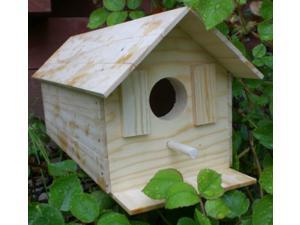 Wood Bird House Kit Complete With Nails