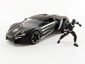 Black Panther And Lykan Hypersport Die Cast Car