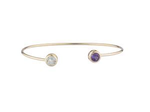 Custom Order 8 inch Created Ruby 6mm Bezel Round Bracelet .925 Sterling Silver