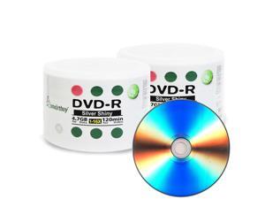100 Pack Smartbuy 16X DVD-R 4.7GB 120Min Shiny Silver Blank Media Recordable Disc 100 Pack Smartbuy 16X DVD-R 4.7GB 120Min Shiny Silver Blank Media Recordable Disc