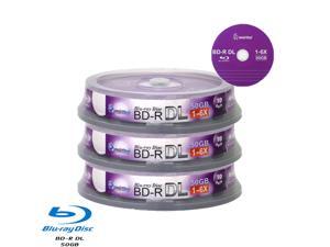 Smartbuy 6X BD-R DL 50GB Dual Layer Logo Top Video Audio Photo Data Recordable Disc (30 Packs) Smartbuy 6X BD-R DL 50GB Dual Layer Logo Top Video Audio Photo Data Recordable Disc (30 Packs)