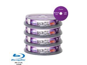 Smartbuy 6X BD-R DL 50GB Dual Layer Logo Top Video Audio Photo Data Recordable Disc (40 Packs) Smartbuy 6X BD-R DL 50GB Dual Layer Logo Top Video Audio Photo Data Recordable Disc (40 Packs)