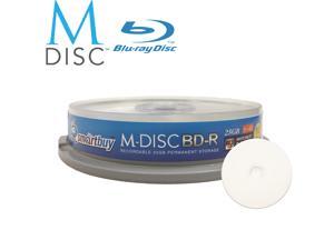 Smartbuy M-Disc BD-R 25GB 4X HD White Inkjet Printable Recordable Disc (10 Packs) Smartbuy M-Disc BD-R 25GB 4X HD White Inkjet Printable Recordable Disc (10 Packs)